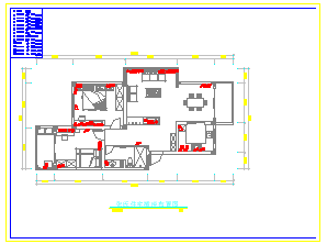 鉴湖景园室内装修CAD平面设计图详解与设计理念